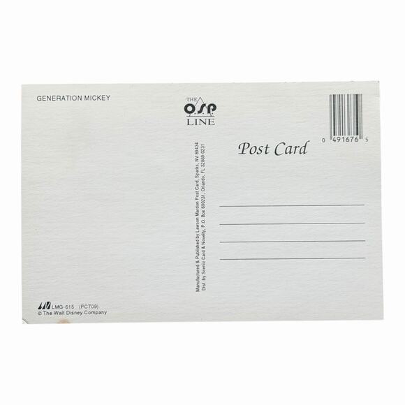 2 Vintage Disney Postcards Memories of Mickey Rev Minnie Mouse LMPC Impressions - Picture 9 of 10